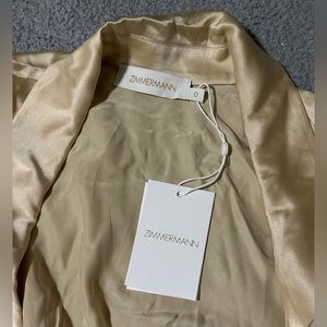 ZIMMERMANN Silk Wrap Midi-Dress